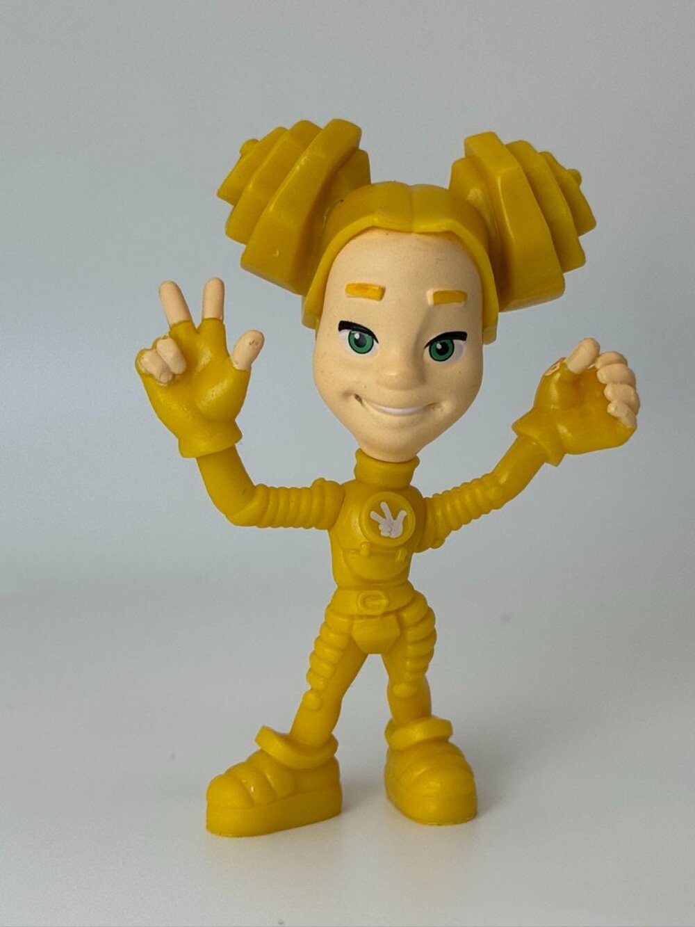 The Fixies SHPULYA/TOOLA Yellow Figure Russian Animated Фиксики Шпуля